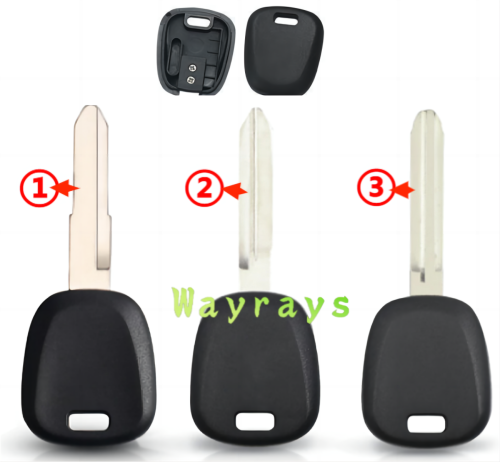For Suzuki transponder key shell without chip which can put TPX long chip without logo