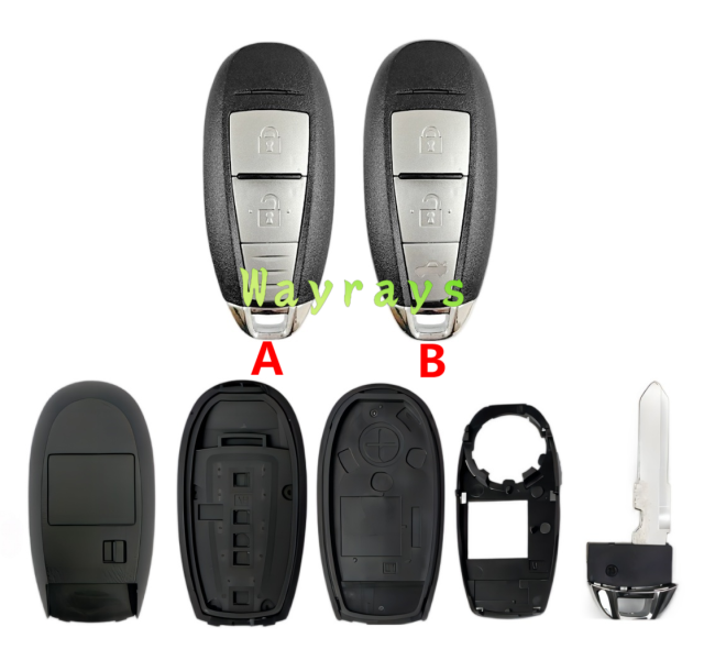 For Suzuki key shell without logo