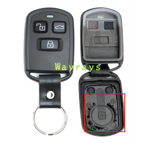 [with battery holder] For Hyundai key shell without logo