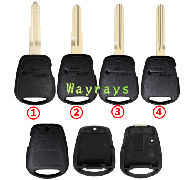 For Hyundai key shell  without logo