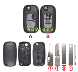 For Renault key shell  without logo