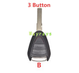 For Porsche key shell with logo place