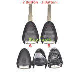 For Porsche key shell with logo place