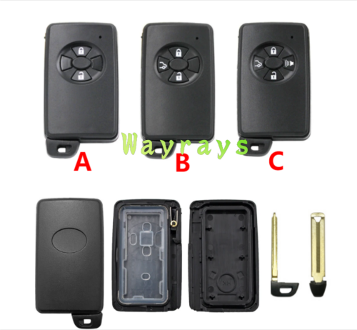 For Toyota key shell with oval logo place