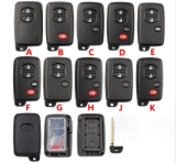 For Toyota key shell without logo