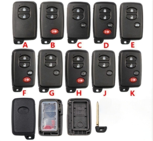For Toyota key shell without logo