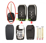 For Toyota upgrade key shell  without logo