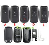 For Toyota key shell with oval logo place