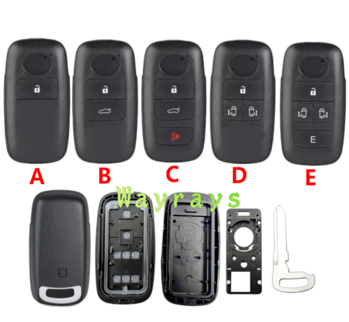 For Toyota key shell with oval logo place
