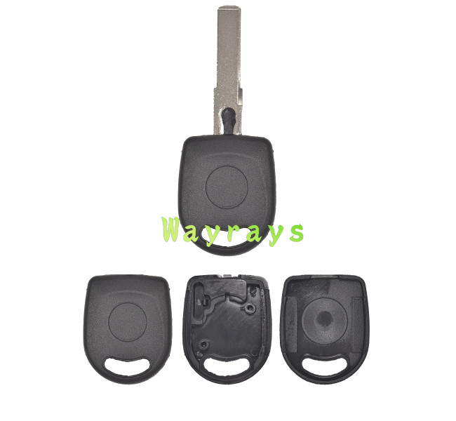 For VW transponder key shell without chip with round logo place