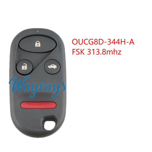 For Honda OUCG8D-344H-A FSK 313.8mhz 2+1/3+1 button remote key