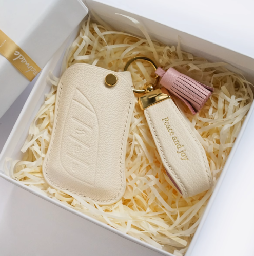 For Lexus leather handmade key protector,You can print the words and patterns you like