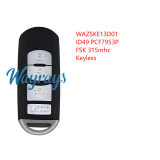 For Mazda WAZSKE13D01 ID49 chip PCF7953P/HITAG Pro with FSK 315mhz keyless remote key