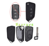 For VW 202AD 3 modified key shell  with round logo place