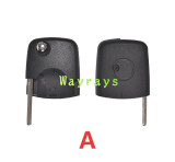 [Only head] For VW B5 Passat flip key  shell part without chip with logo place