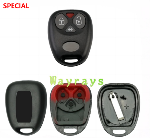 For Brazil 3+1 button Key shell with OEM logo place