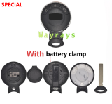 [With battery clamp②] BMW mini Cooper key shell with OEM wing logo place