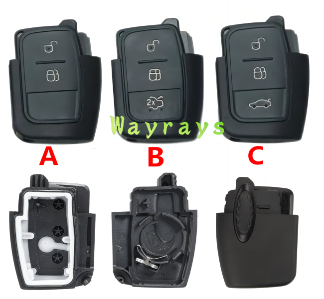 [Without blade] For Ford Focus Mondeo key shell part with logo place