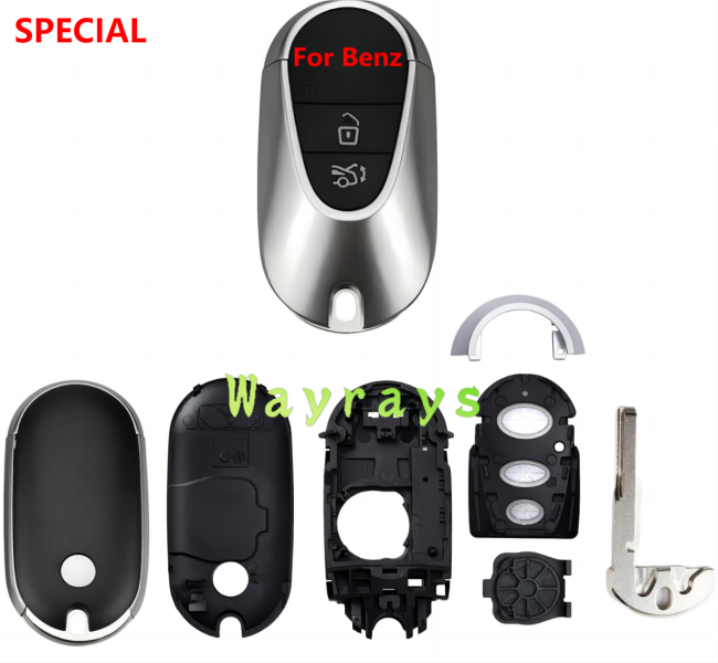 For Benz 2024 key shell with OEM logo place