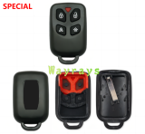 For Brazil 4+1 button Key shell with OEM logo place