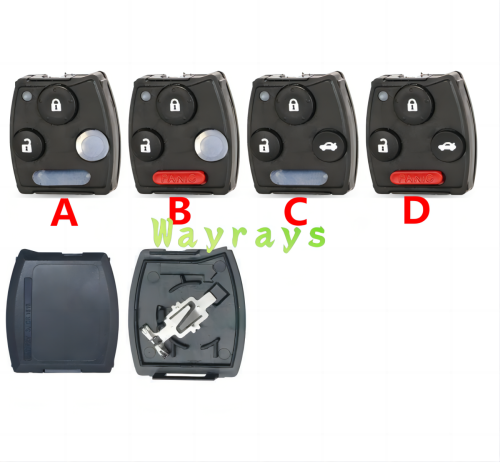 [Only inner key shell part] For Honda key shell part