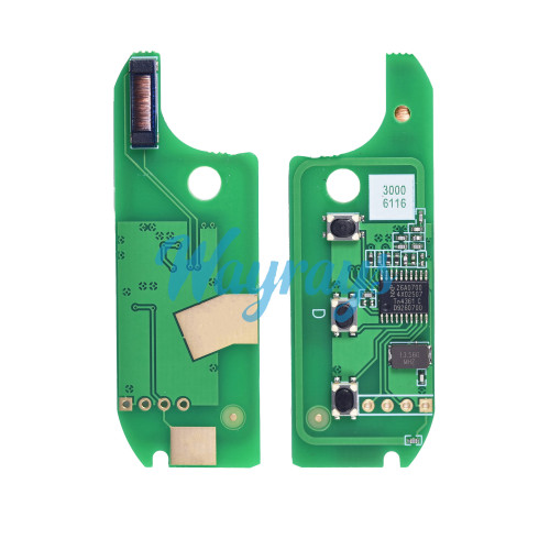 For Alfa Delphi BSI System ID46 chip PCF7946A with ASK 434mhz 3 button remote key