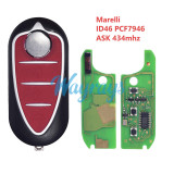 For Alfa Marelli BSI System ID46 chip PCF7946A with ASK 434mhz 3 button remote key