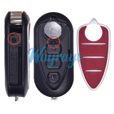 For Alfa Marelli BSI System ID46 chip PCF7946A with ASK 434mhz 3 button remote key