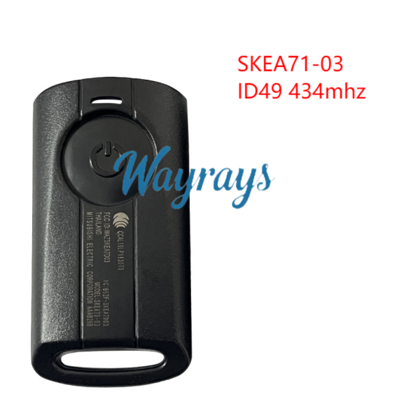 For Motorcycle Yamaha Aerox Nmax Xmax NVX ID49 chip with 434mhz 1 button remote key