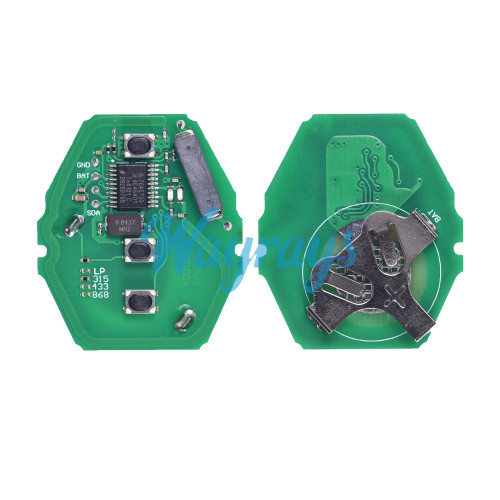 For BMW CAS2 system ID46 chip PCF7945A/PCF7953A with FSK 315mhz 3 button remote key