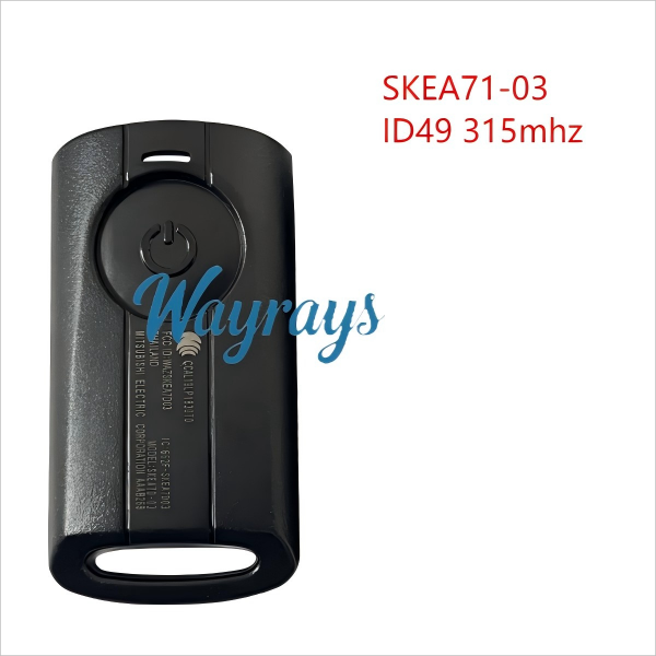For Motorcycle Yamaha Aerox Nmax Xmax NVX ID49 chip with 315mhz 1 button remote key