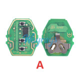For BMW EWS system ID44 chip PCF7935 with ASK 315mhz 3 button remote key
