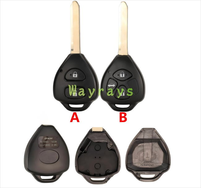 For Toyota key shell  with logo place
