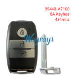 For Kia 95440-A7100 8A chip with 434mhz keyless 3 button remote key