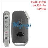 For Kia 95440-AT000 4A chip with FSK 434mhz keyless 4+1 button remote key
