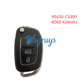 For Hyundai 95430-C3300 4D60 chip 434mhz keyless 3 button remote key