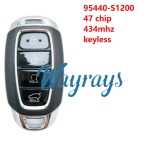 For Hyundai 2018-2020 Santa Fe 95440-S1200 47 chip 434mhz keyless 4 button SUV remote key