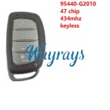 For Hyundai 2017-2019 Ioniq 95440-G2010 47 chip 434mhz keyless 4 button SUV remote key