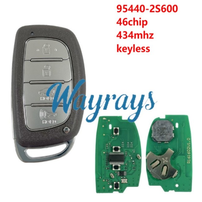 For Hyundai 2014 2015 Tucson 95440-2S600 ID46 chip PCF7953A chip with  434mhz keyless 4 button SUV remote key