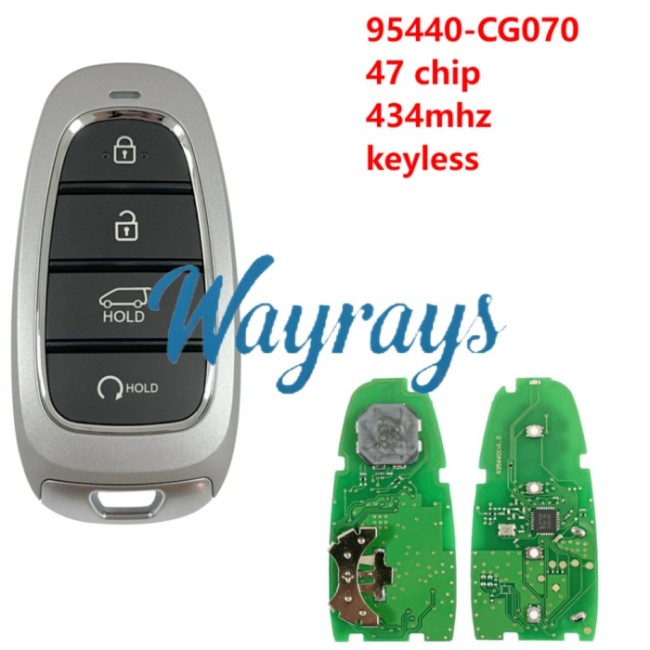 For Hyundai 2022 Staria 95440-CG070 47 chip 434mhz keyless 4 button Truck remote key