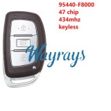 For Hyundai 2016-2018 Tucson 95440-F8000 47 chip 434mhz keyless 3 button Sedan remote key