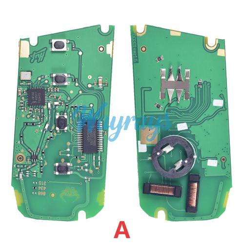 For BMW FEM system ID49 chip PCF7945P/PCF7953P FSK 434mhz keyless 3/4 button remote key