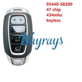 For Hyundai 2019-2021 Palisade 95440-S8200 47 chip 434mhz keyless 4 button SUV remote key