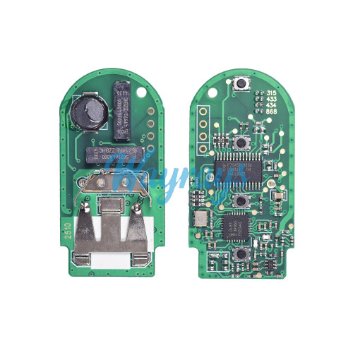 For BMW F series ID49 chip PCF7945P/PCF7953P with FSK 434mhz keyless 3/3+1/4 button remote key