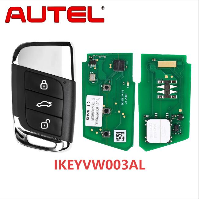 IKEYVW003AL Autel IKEY keyless remote for MaxilM KM100