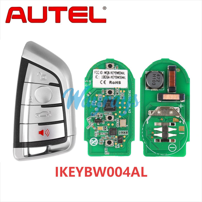 IKEYBW004AL Autel IKEY keyless remote for MaxilM KM100