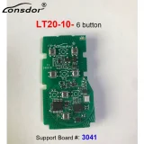 Lonsdor LT20-10 6 button 4D/8A Universal Smart Remote Key PCB for Toyota Lexus 315/434mhz work for K518/ KH100+ Series