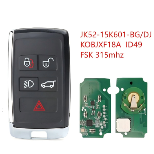For Landrover JK52-15K601-BG/DJ KOBJXF18A ID49 chip with FSK 315mhz remote key