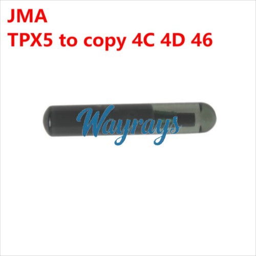 Original JMA TPX5 glasss transponder chip to copy 4C 4D 46 chip,TPX5=TPX1+TPX2+TPX4