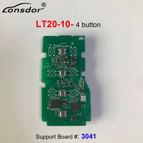 Lonsdor LT20-10 4 button 4D/8A Universal Smart Remote Key PCB for Toyota Lexus 315/434mhz work for K518/ KH100+ Series